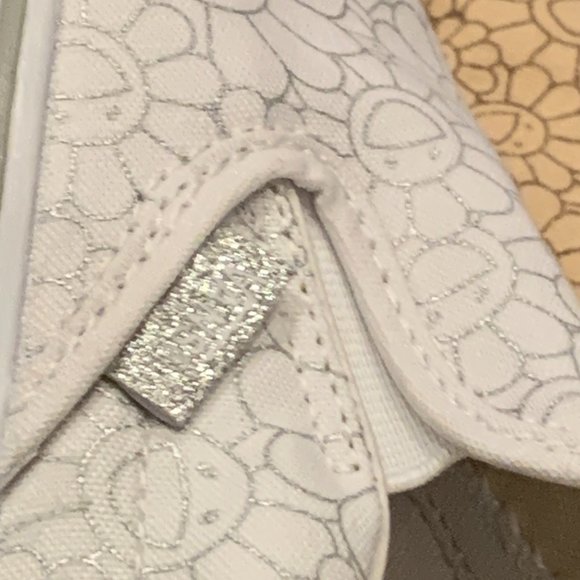 NIB VANS x TAKASHIPOM Classic Slip On LX (Flower) Silver Line Sneaker - Picture 6 of 12